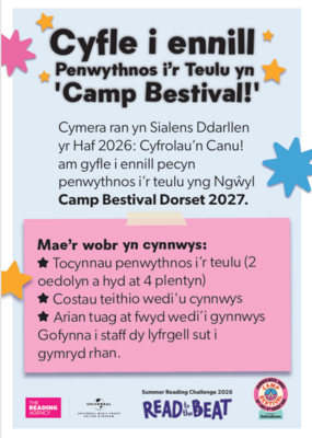 Image for WELSH Camp Bestival competition poster